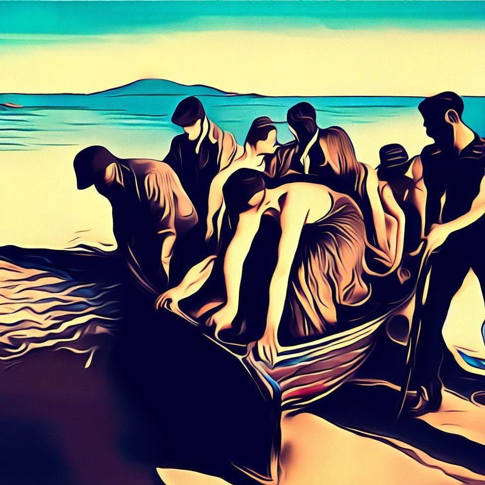 La pericia para diagnosticar la edad legal penal 1 Jóvenes migrantes llegando en patera